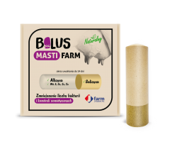 JFarm Masti Farm Bolus, na komórki somatyczne, czosnek, z allicyną opak. 4 bolusy /165g